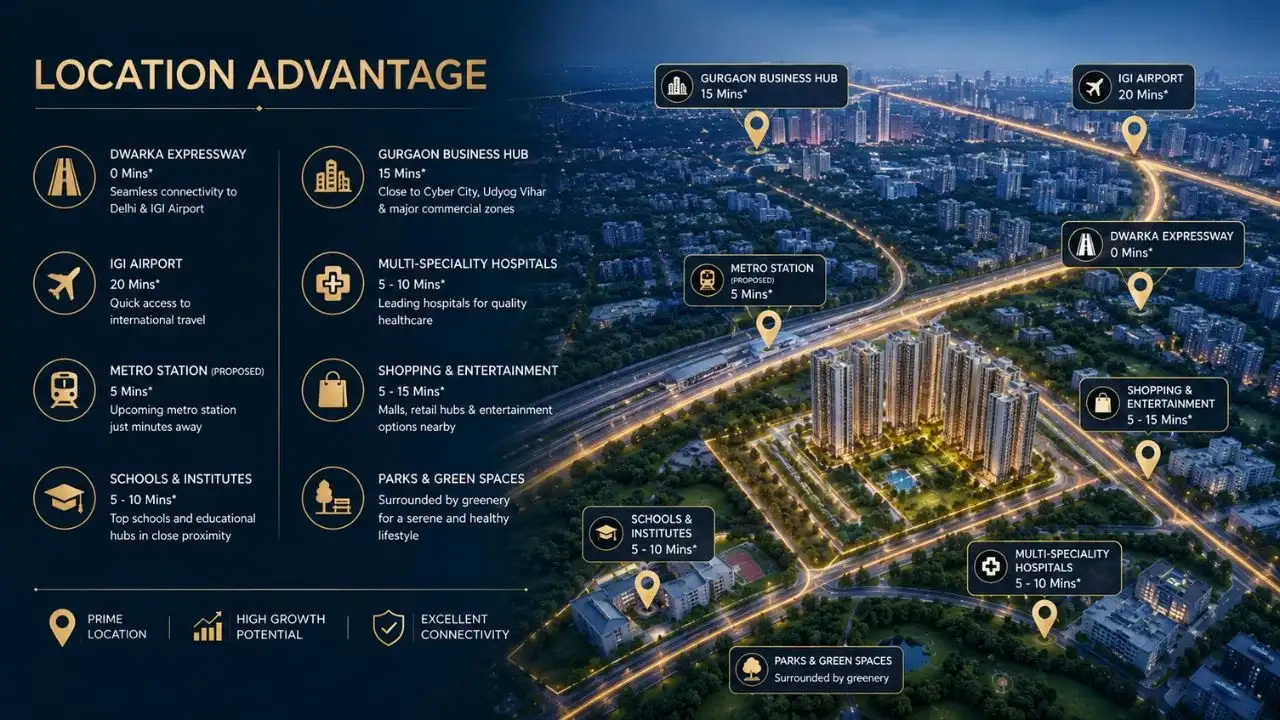 Sector 43 location map