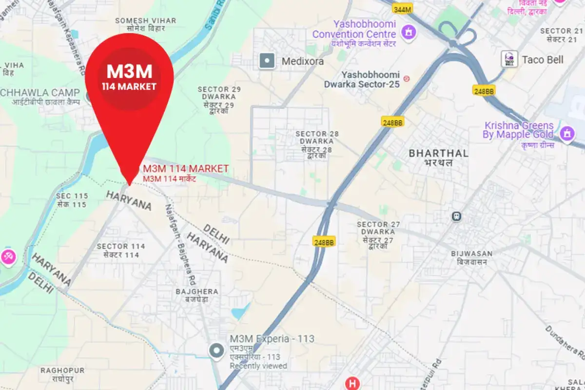 m3m 114 market location