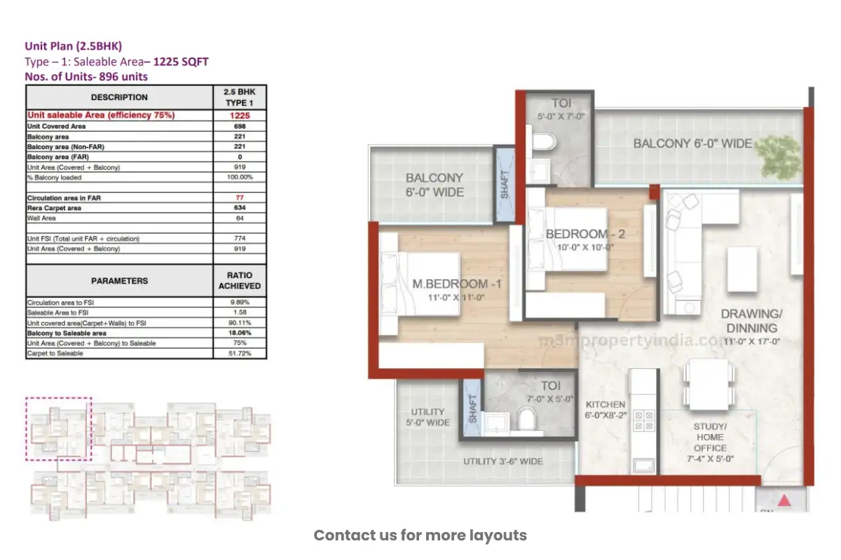 m3m-gic-manesar-floor-plan