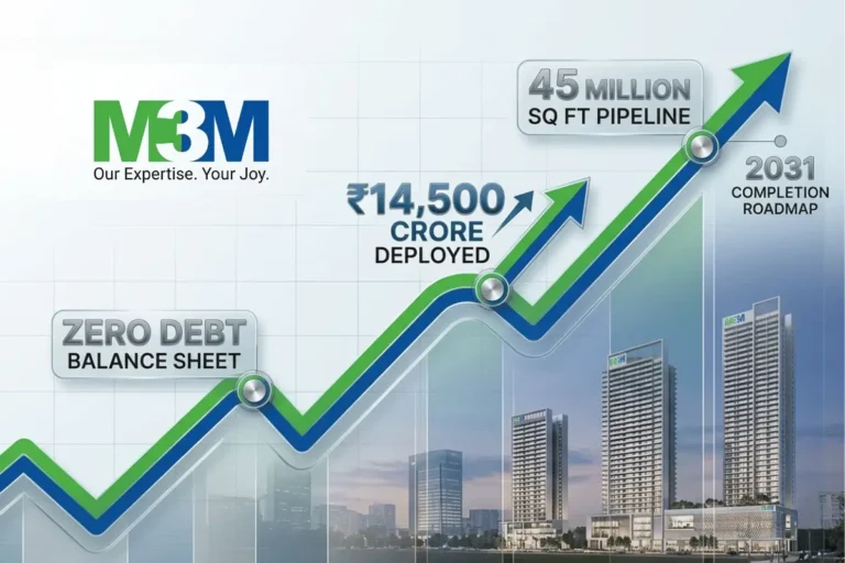 M3M Zero Debt Expansion Chart