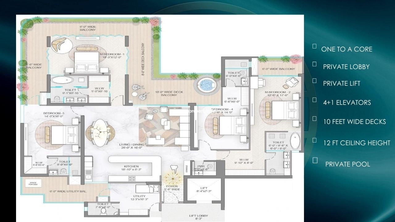 M3M Elie Saab Sector 111 Gurgaon Floor Plan