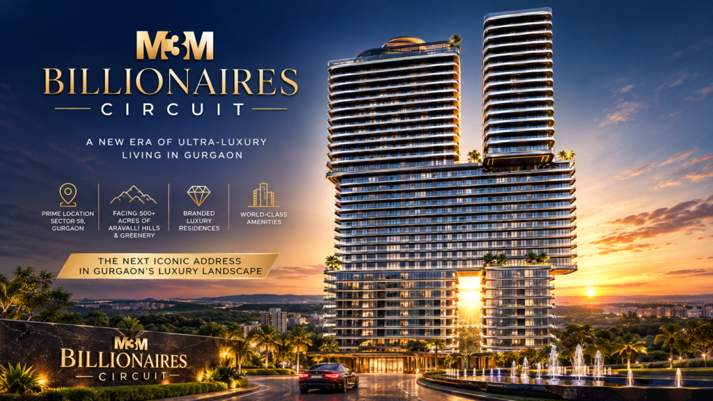 M3M Billionaires Circuit Sector 58 Gurgaon